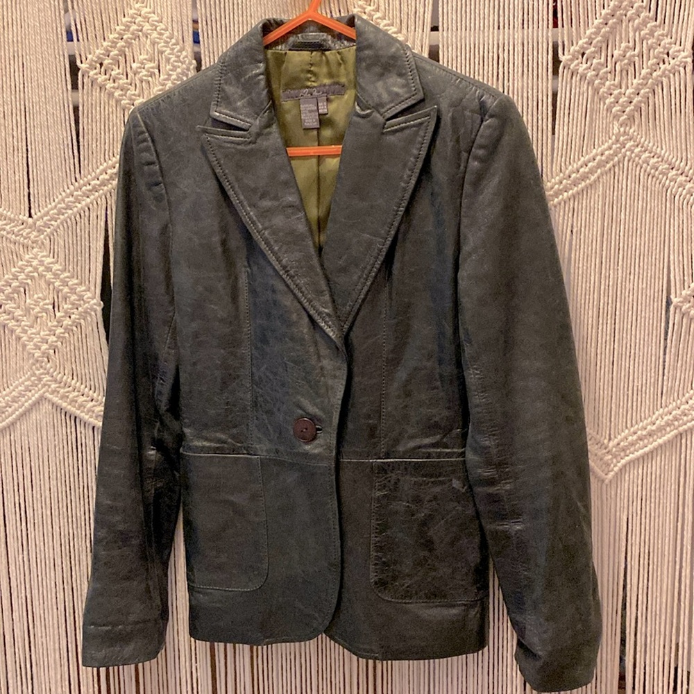 Zara leather jacket